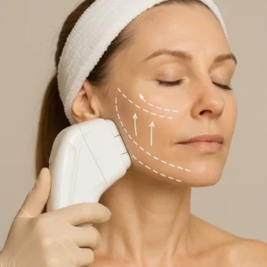 Woman having HI-FU to reduce wrinkles call LA LIPO Daventry Now!