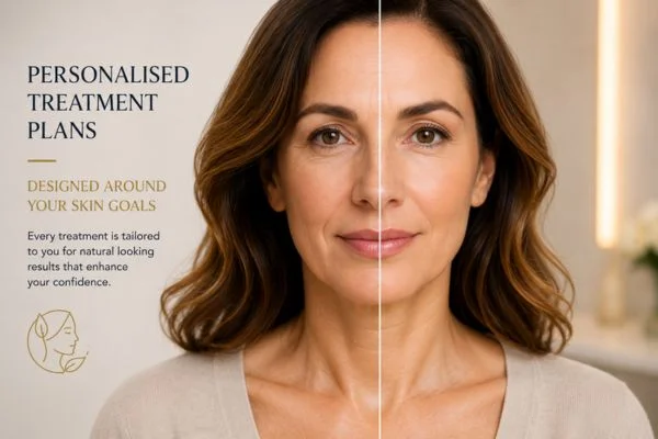 Before and after results of Collagen Lift Therapy Daventry
